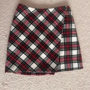 PLAID MINI SKIRT